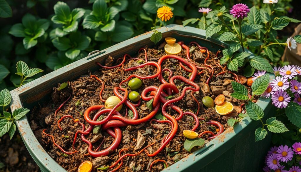 composteira com minhocas composteira com minhocas